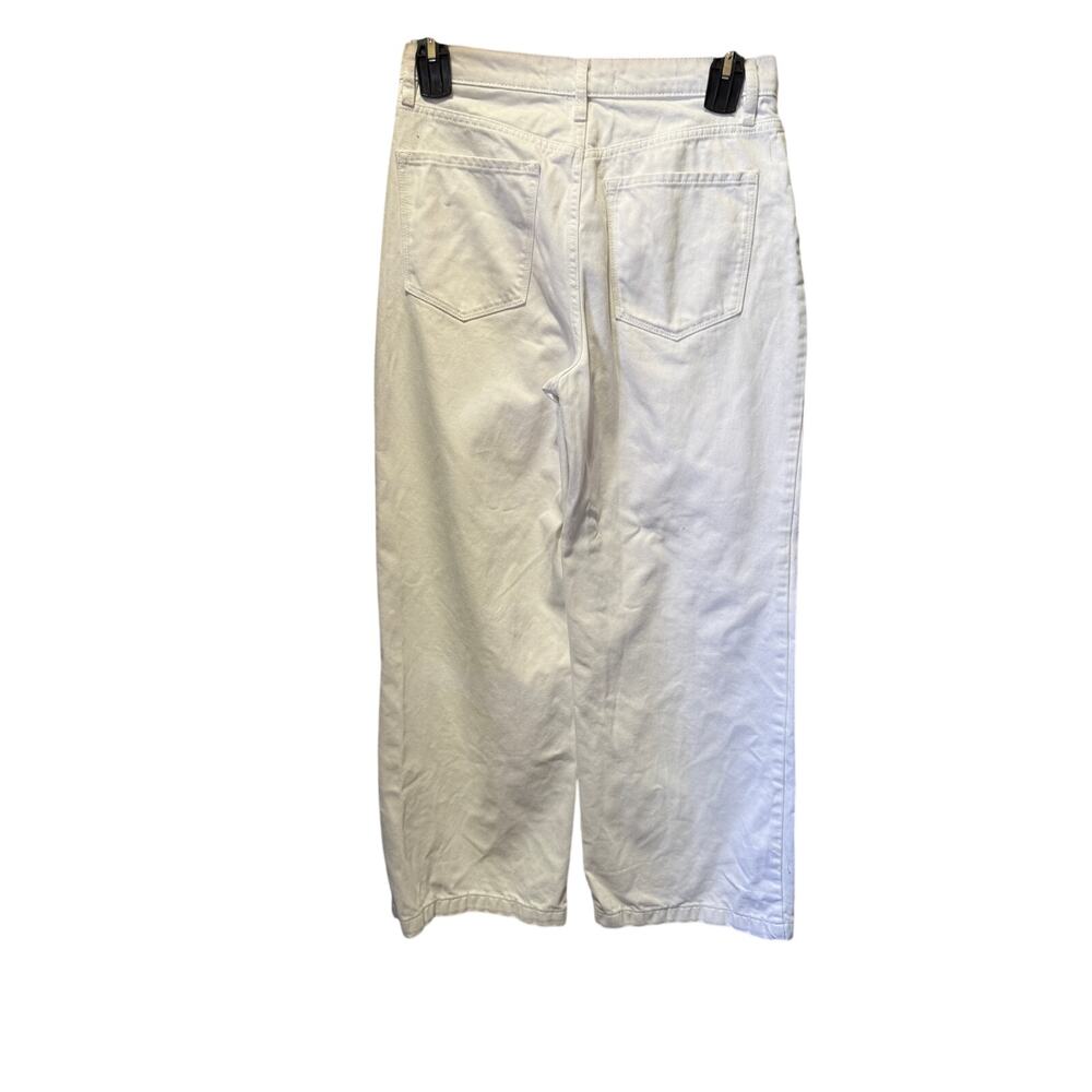 KanCan White Wide Leg High Waisted Button Fly Jeans Size 9/28 - Picture 3 of 12